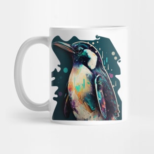 Handsome Inked Penguin Mug